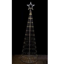 ALBERO 3D 262 MICROLED CM.200 H BIANCO