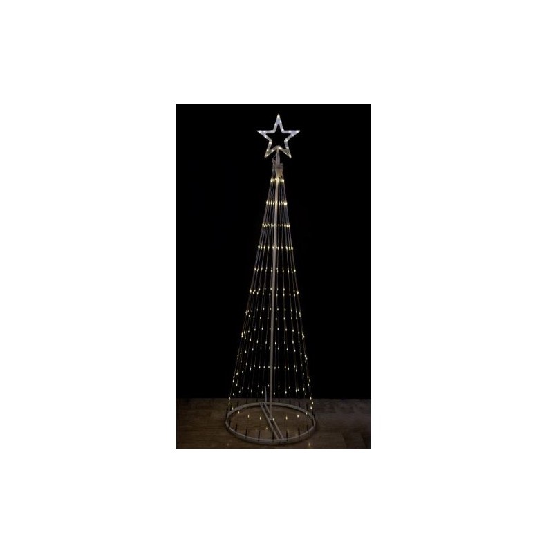 ALBERO 3D 262 MICROLED CM.200 H BIANCO