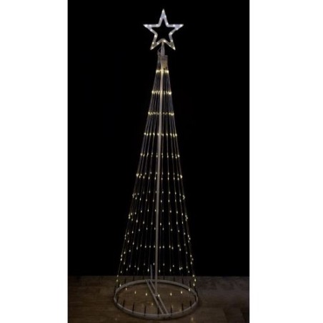 ALBERO 3D 262 MICROLED CM.200 H BIANCO