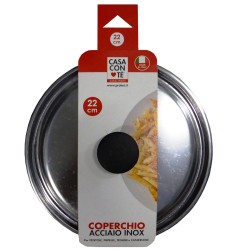 COPERCHIO ACCIAIO CASACONTE 22 CM