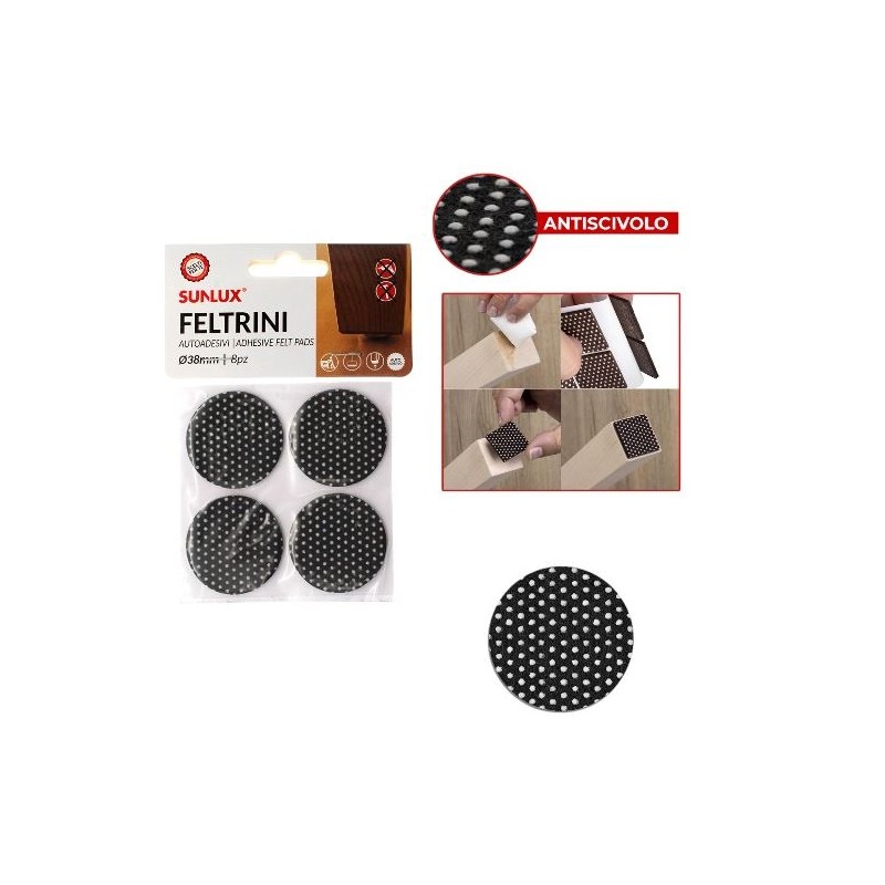 SUNLUX FELTRINI ADV 8PCS D.38MM /PZ DA 2