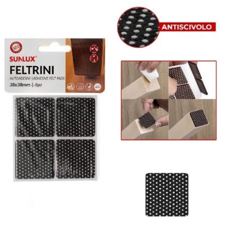 FELTRINI ADV 8PCS 38*38MM /PZ DA