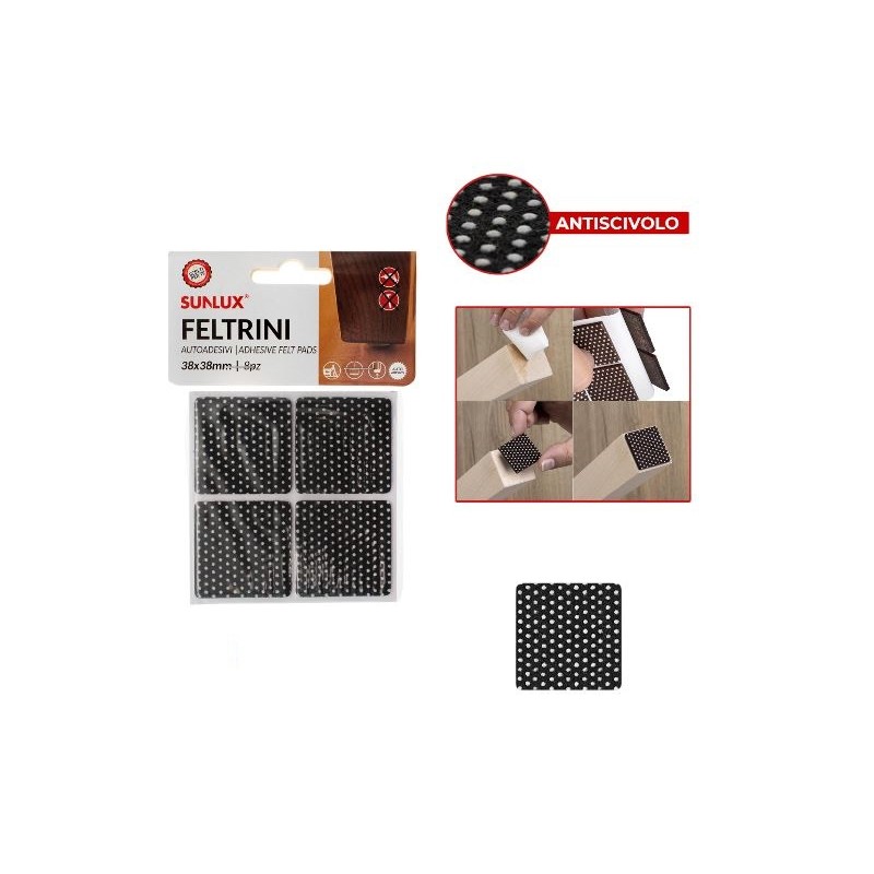 FELTRINI ADV 18PCS 25*25MM /PZ DA