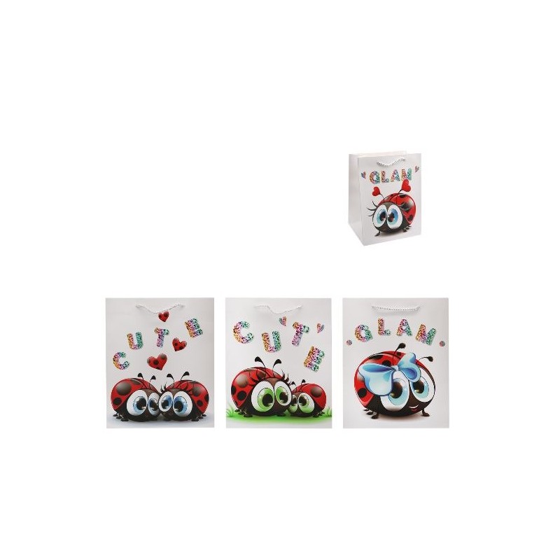 BUSTE REGALO COCCINELLE ASS. 26*3