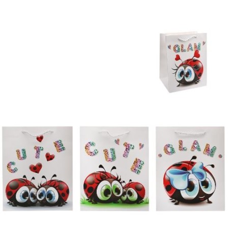 BUSTE REGALO COCCINELLE ASS. 26*3