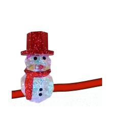 SNOWMAN PVC CON LUCE -300LED