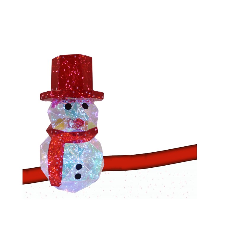 SNOWMAN PVC CON LUCE -300LED