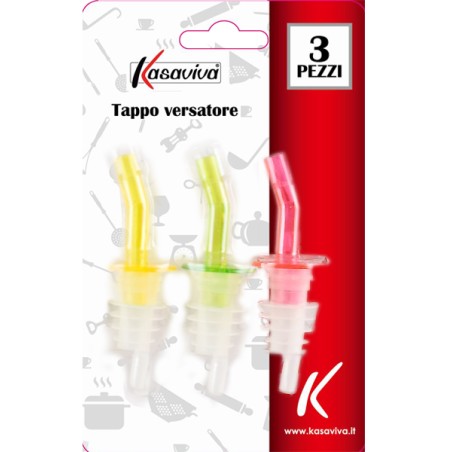 TAPPO VERSATORE KASAVIVA 3 PZ COLORE CASUALE