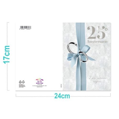 BIGLIETTO 25 ANNIVERSARIO C/FOIL