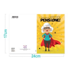 BIGLIETTO PENSIONE C/FOIL