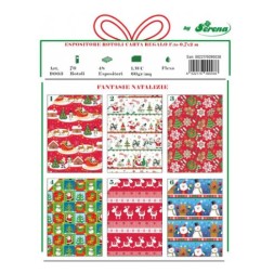 ROTOLO CARTA NATALIZIA 0,7 X 2 M ASS. BI