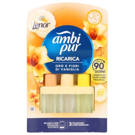 AMBIPUR RIC. 3 VOL.LENOR ORO&VANIGLIA 20ML