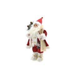 BABBO NATALE 60CM DES.10 C/LISTA ROSSO