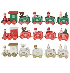 TRENINO MARZAPANE 4 VAGONI CM.27.5X 7.2X