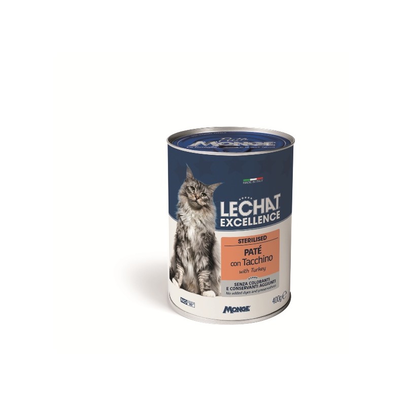 LECHAT PATE' EXCELLENCE STERIL. TACCHINO 400GR