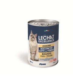 LECHAT EXC.BOCCON.BIGUSTO STERIL.POLLO/MAI.400GR