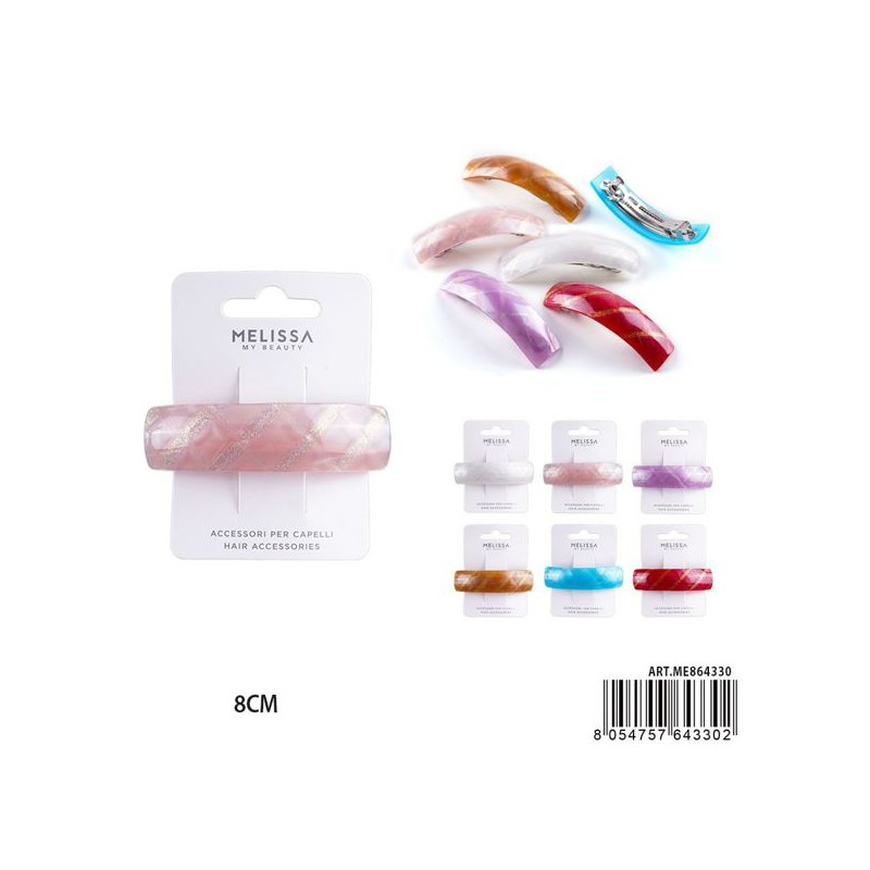 MELISSA CLIP CAPELLI 8CM