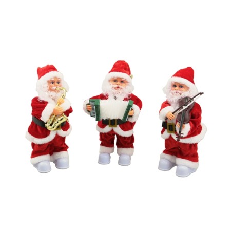 BABBO NAT. C/MOV. E MUS. 3ASS 30CM MOD.C