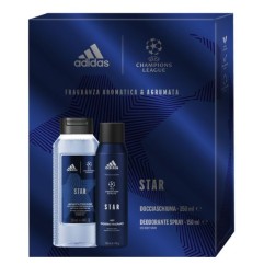 ADIDAS STAR UEFA COFFRET DEO 150ML + S/G