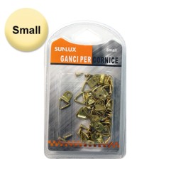 GANCI PER CORNICE SMALL 12 PZ