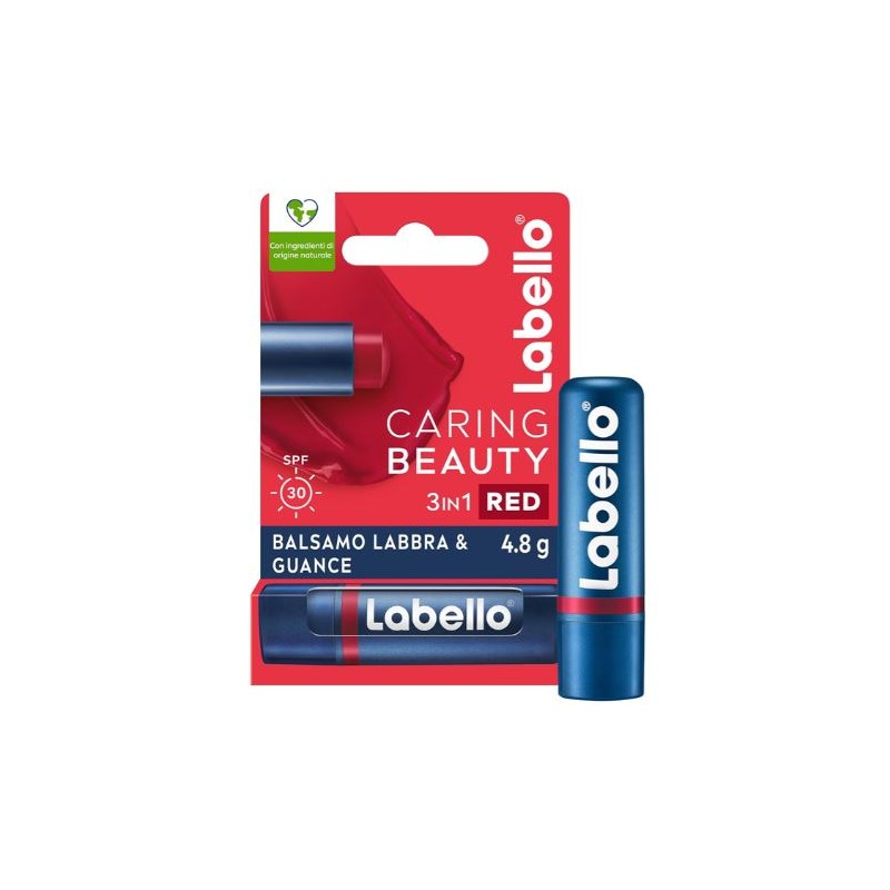 LABELLO CARING BEAUTY 3IN1 RED