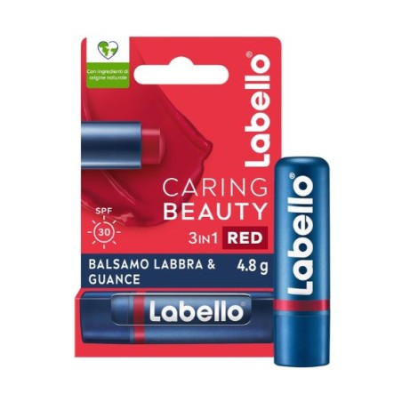 LABELLO CARING BEAUTY 3IN1 RED