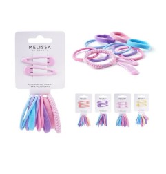 MELISSA ELASTICO CAPELLI 4.5CM 8PZ+CLIP