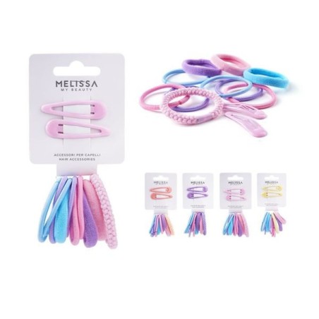 MELISSA ELASTICO CAPELLI 4.5CM 8PZ+CLIP
