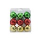SET 9 CAMPANELLE M.1030 ORO/VERDE/ROSSO