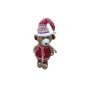 ORSO CUOCO IN TESSUTO CAPPELLO ROSSO 45CM