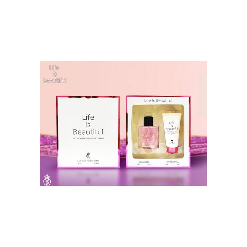 SET GIFT BOX LIFE IS BEAUTIFUL