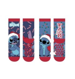 CALZINO ABS 2 PAIA LILO E STICH BOY  NATALE