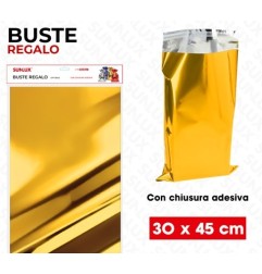 SUNLUX BUSTE REGALO ORO METAL ADV 2PCS 3