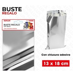 SUNLUX BUSTE REGALO ARG. METAL ADV 10PCS