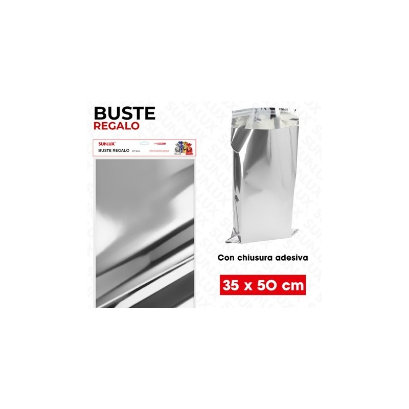 SUNLUX BUSTE REGALO ARG. METAL ADV 2PCS