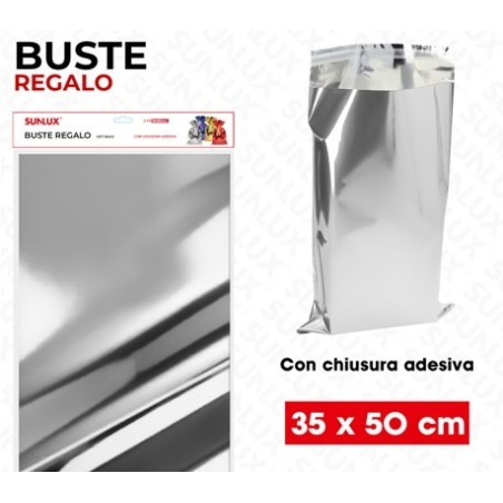 SUNLUX BUSTE REGALO ARG. METAL ADV 2PCS