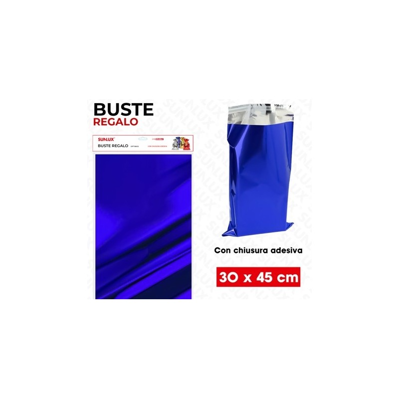 SUNLUX BUSTE REGALO BLU METAL ADV 2PCS 3