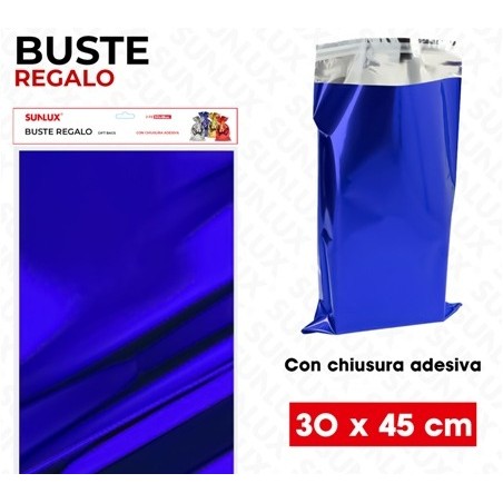 SUNLUX BUSTE REGALO BLU METAL ADV 2PCS 3