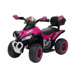 MINI QUAD RACING 6V DELUXE ROSA 1188-A-P