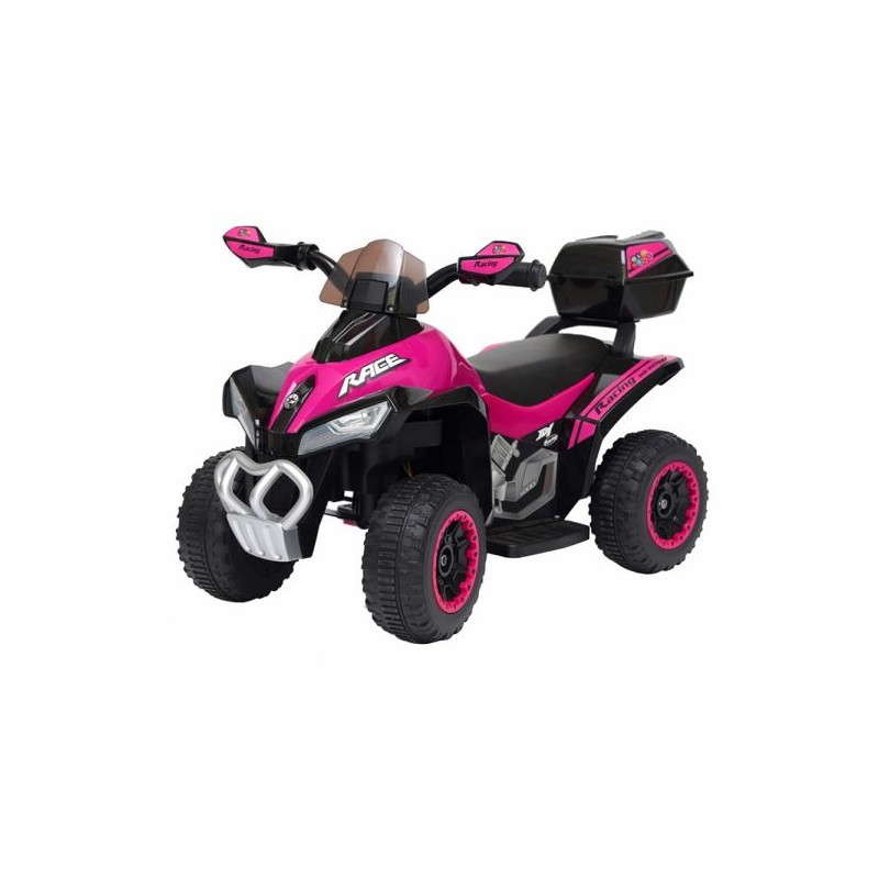 MINI QUAD RACING 6V DELUXE ROSA 1188-A-P
