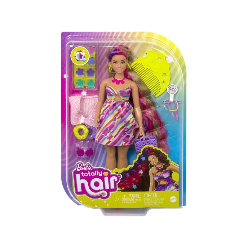 BARBIE TOTALLY HAIR DOLL BRUNETTE HCM89