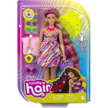 BARBIE TOTALLY HAIR DOLL BRUNETTE HCM89