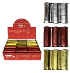 ROCCHETTO METALLIZZATO MT.50X1CM AS S