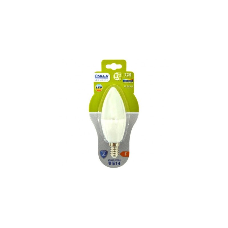 CANDELA C37 8W LED 4000K 720LM E14 F