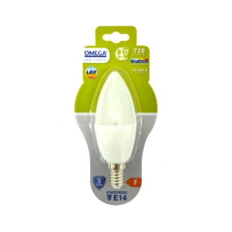 CANDELA C37 8W LED 4000K 720LM E14 F