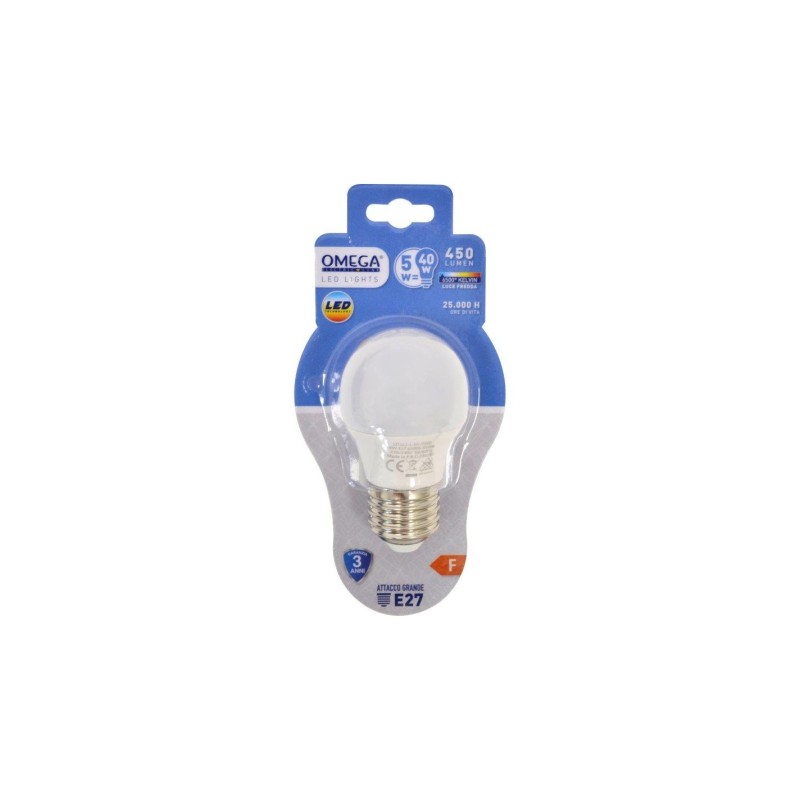 SFERA G45 5W LED 6500K 450LM E27 F+