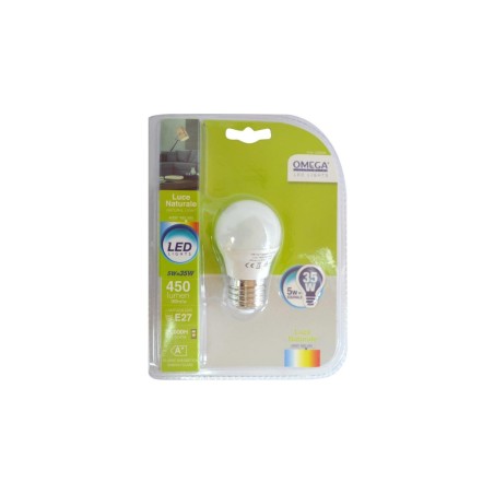 SFERA G45 5W LED 4000K 450LM E27 F+