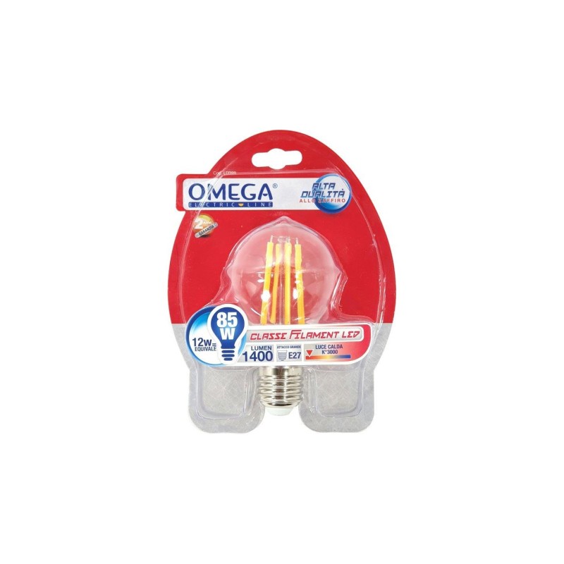 FILAMENT GOCCIA A60 12W E27 1400LM 3000K