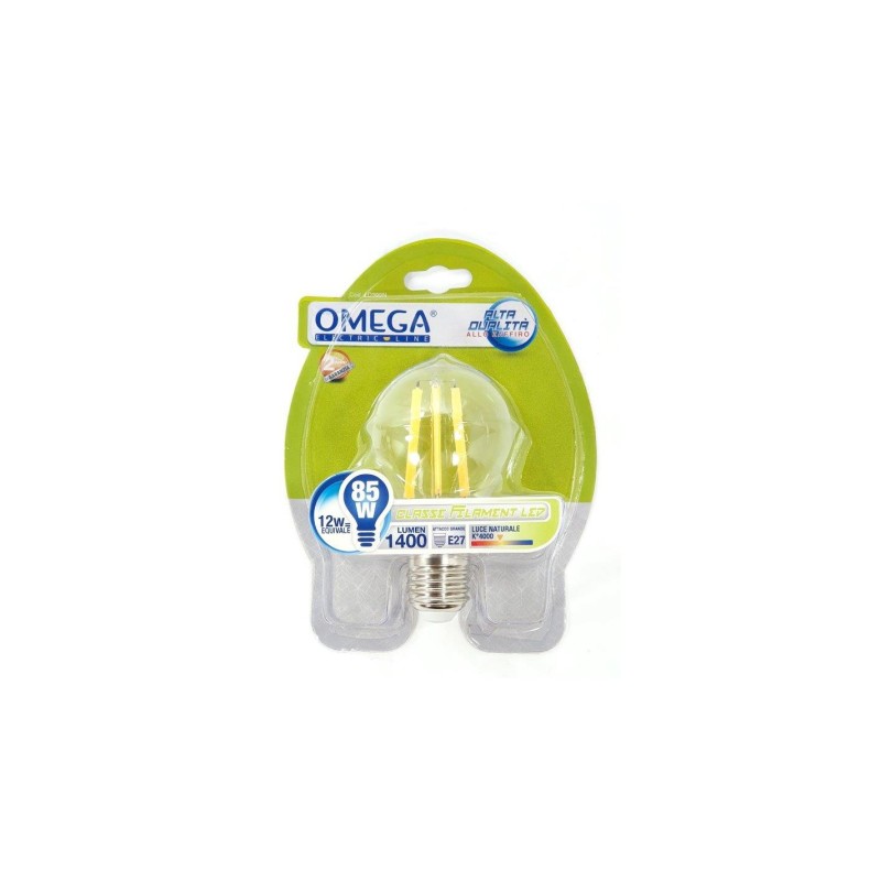FILAMENT GOCCIA A60 12W E27 1400LM 4000K