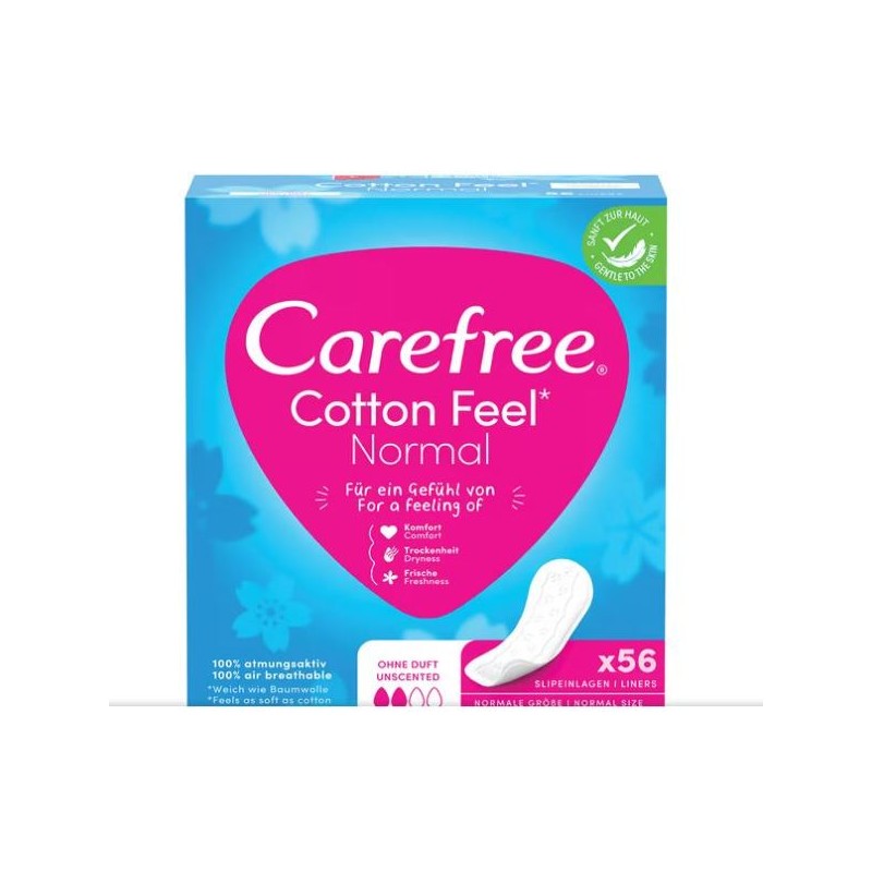 CAREFREE SALVASLIP X 56 COTTON FEEL